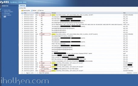 L2TP IPSEC connlog zywall