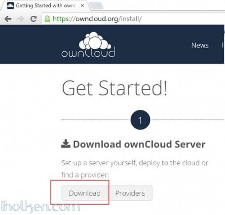 Download Owncloud server files