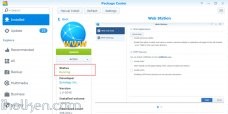 Enable Synology Web Station